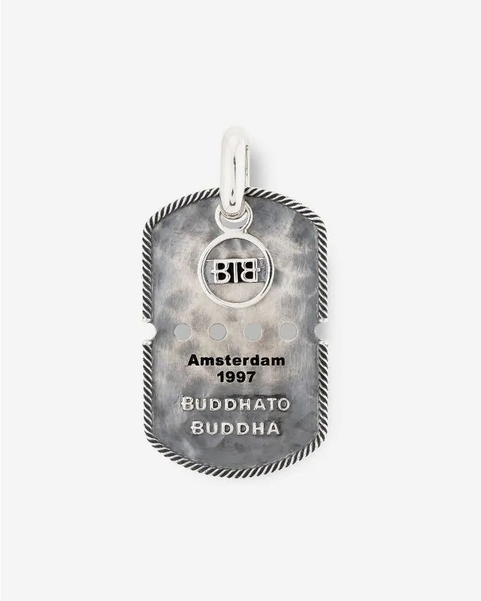 Buddha to Buddha 667 Army Tag Pendant Silver