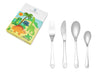 Children's cutlery Dino's, 4-piece, stainless steel 18/10