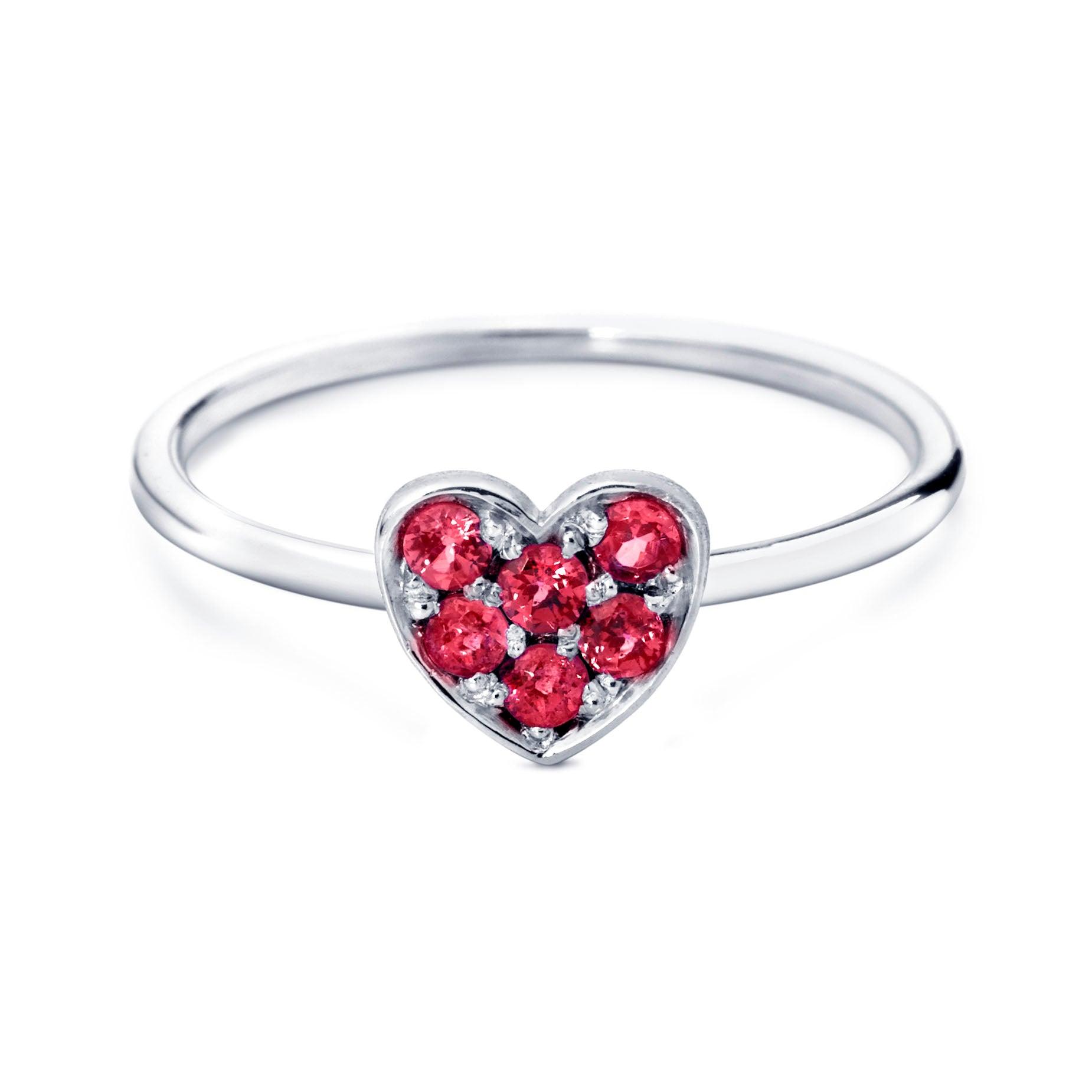 MISS SPRING RING 'FOREVER' HERZPAVÉ MSR020ROGG