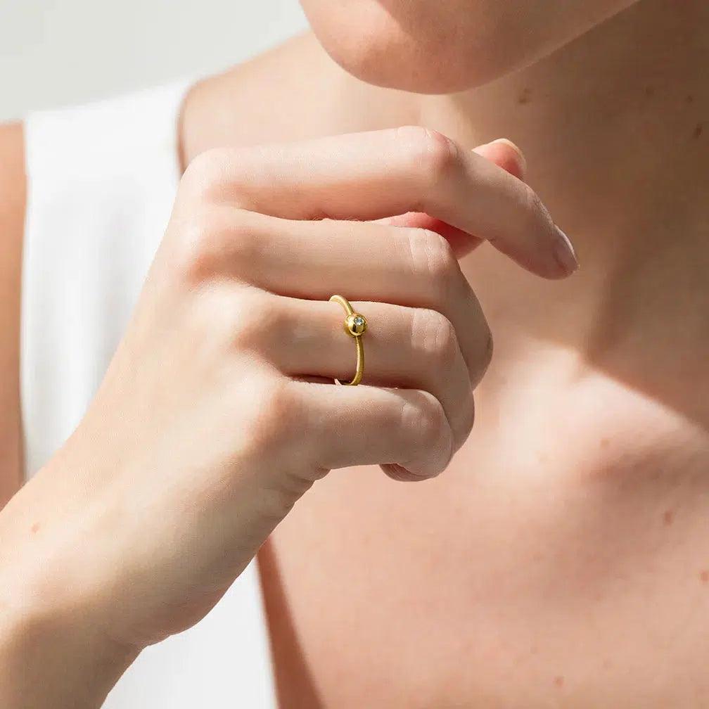 Niessing Collete ring 1 wikkeling geel - Brunott Juwelier